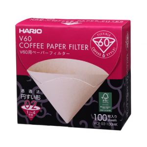 Hario Filtres en papier pour V60 1-4 Tasses 